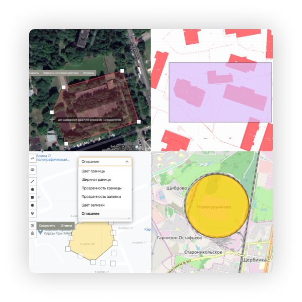 PlatformaZ — список участков